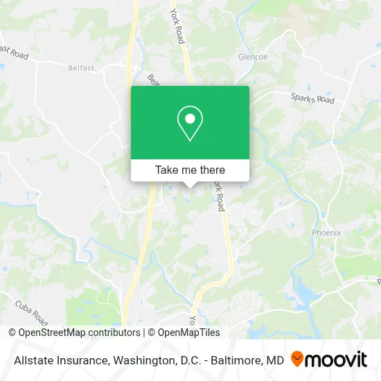 Allstate Insurance map