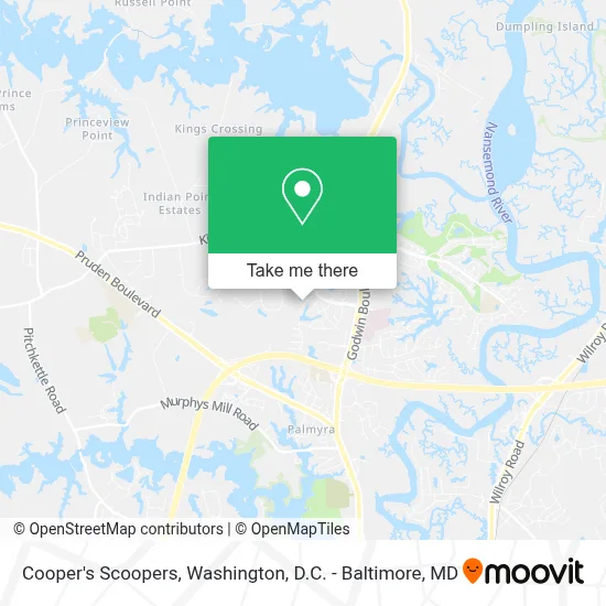 Cooper's Scoopers map