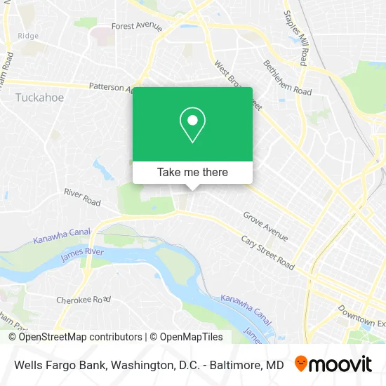 Wells Fargo Bank map