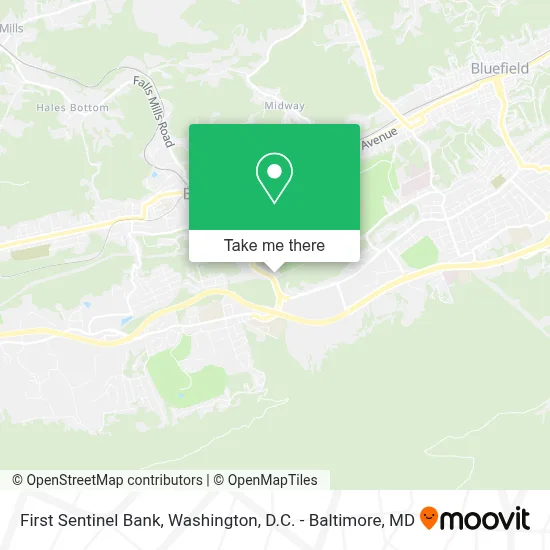 First Sentinel Bank map