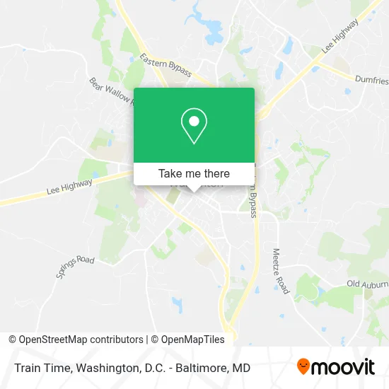 Train Time map
