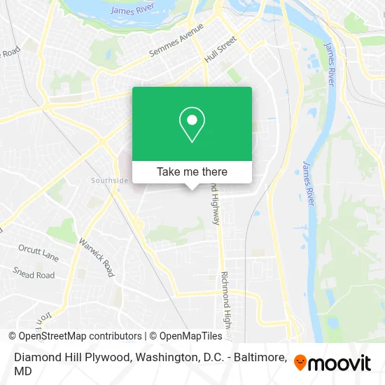 Diamond Hill Plywood map