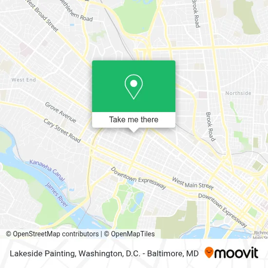 Lakeside Painting map