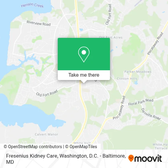 Fresenius Kidney Care map