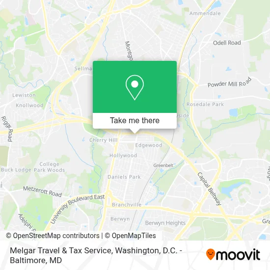Melgar Travel & Tax Service map