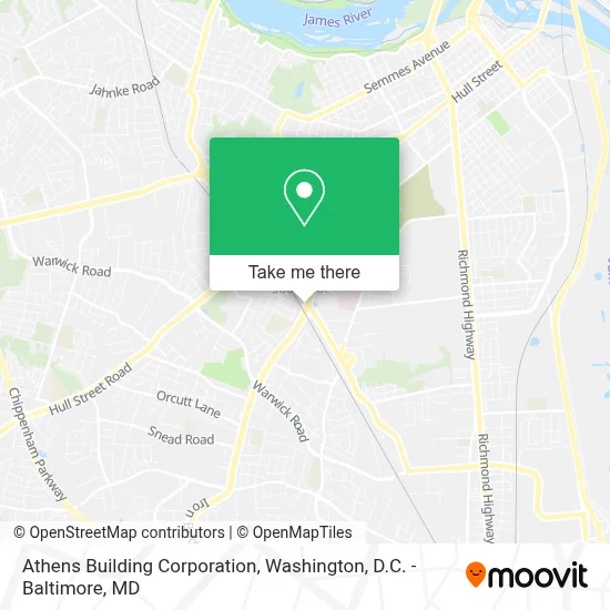 Athens Building Corporation map