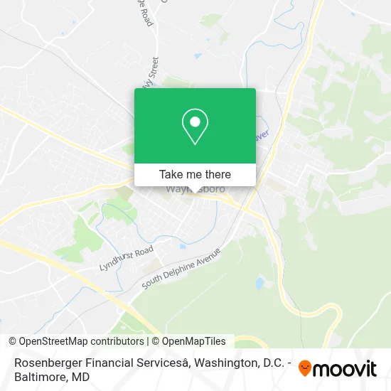 Rosenberger Financial Servicesâ map
