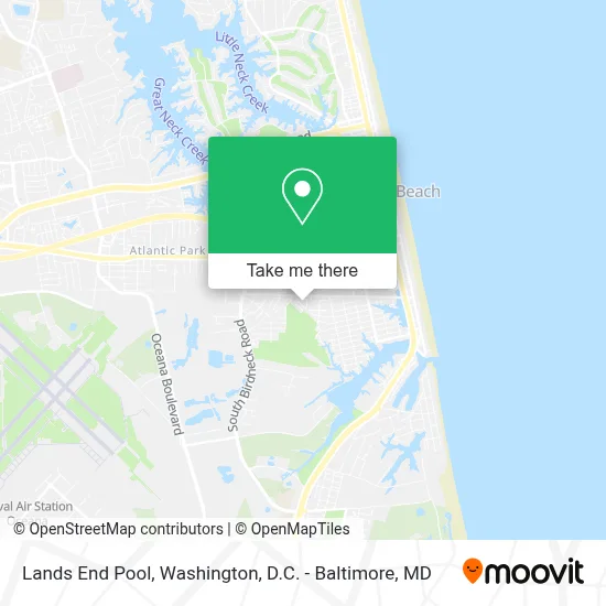 Lands End Pool map