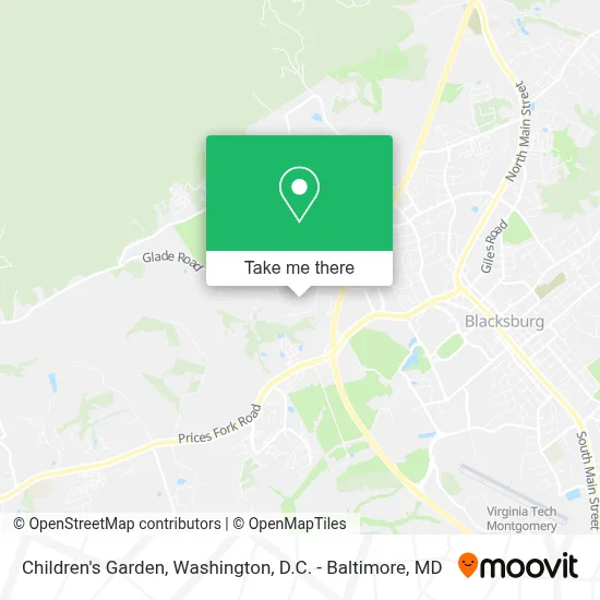 The Children's Garden map