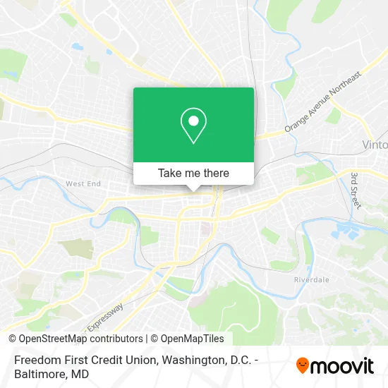 Freedom First Credit Union map