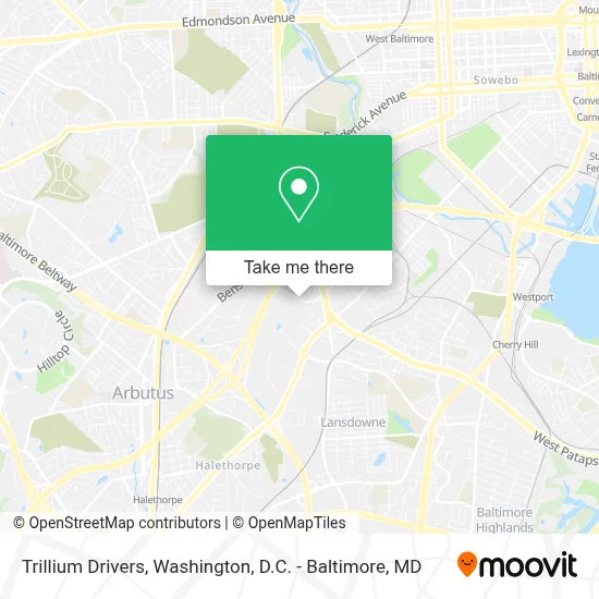 Trillium Drivers map