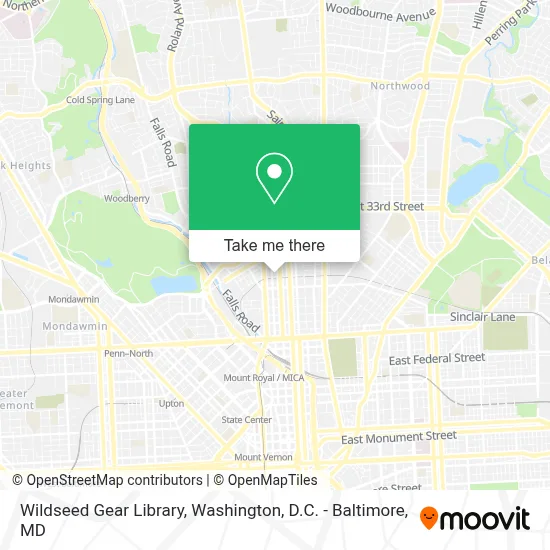Wildseed Gear Library map