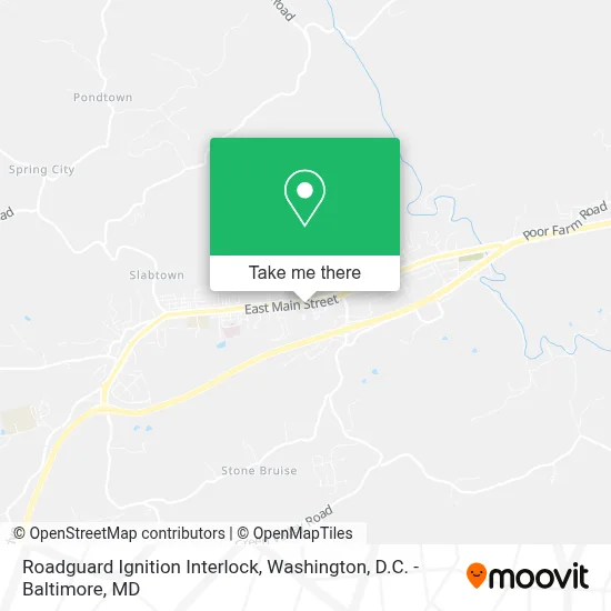 Roadguard Ignition Interlock map
