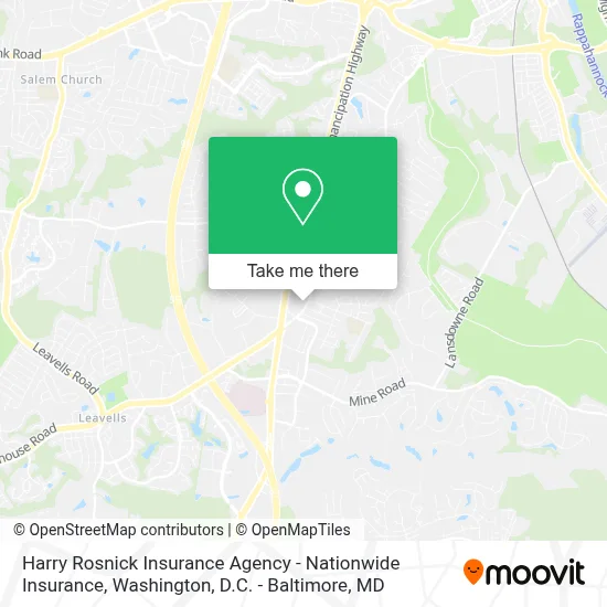 Harry Rosnick Insurance Agency - Nationwide Insurance map