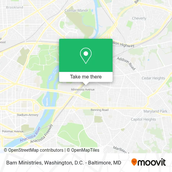 Bam Ministries map