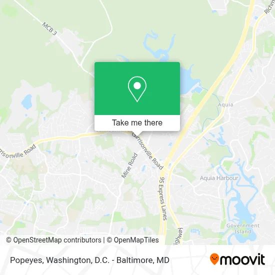 Popeyes map