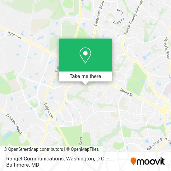Rangel Communications map