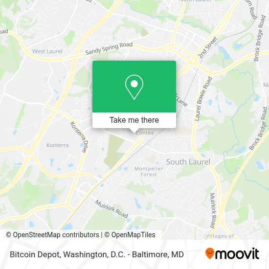 Bitcoin Depot map