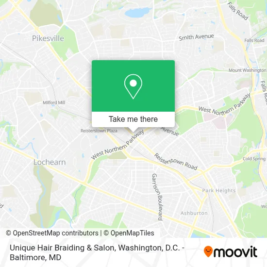 Unique Hair Braiding & Salon map