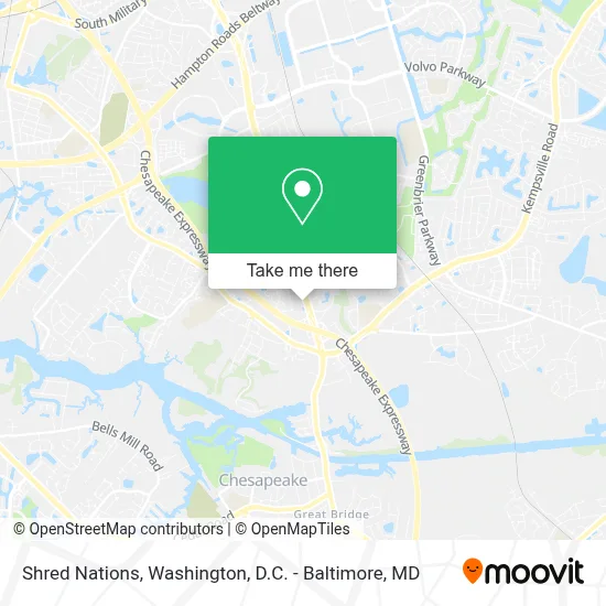 Shred Nations map