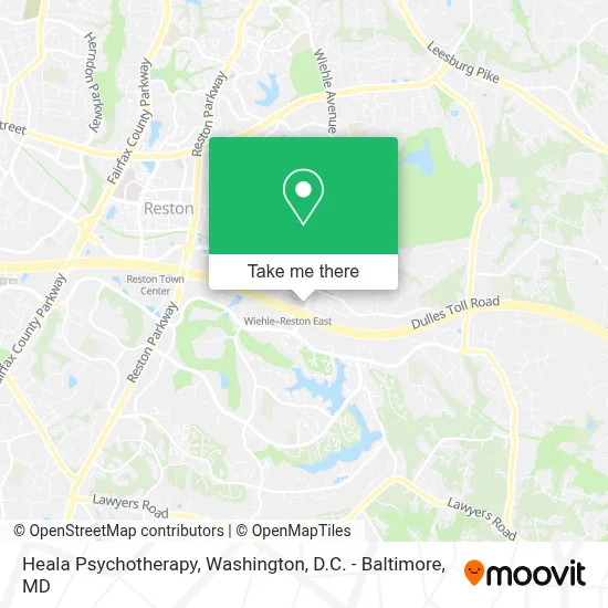 Heala Psychotherapy map