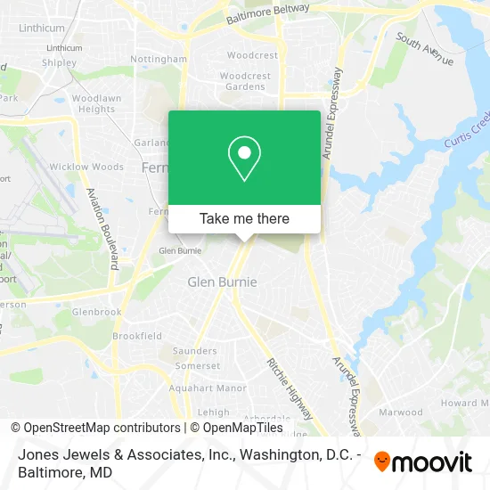 Jones Jewels & Associates, Inc. map