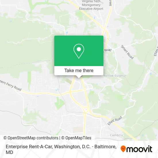 Enterprise Rent-A-Car map