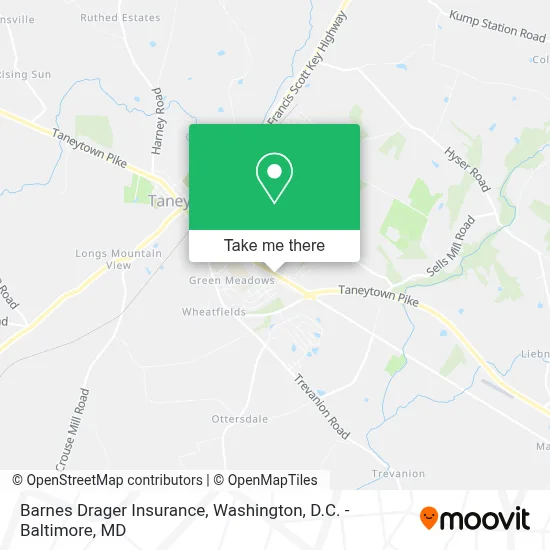 Barnes Drager Insurance map