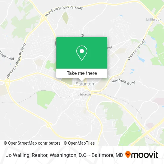 Jo Walling, Realtor map