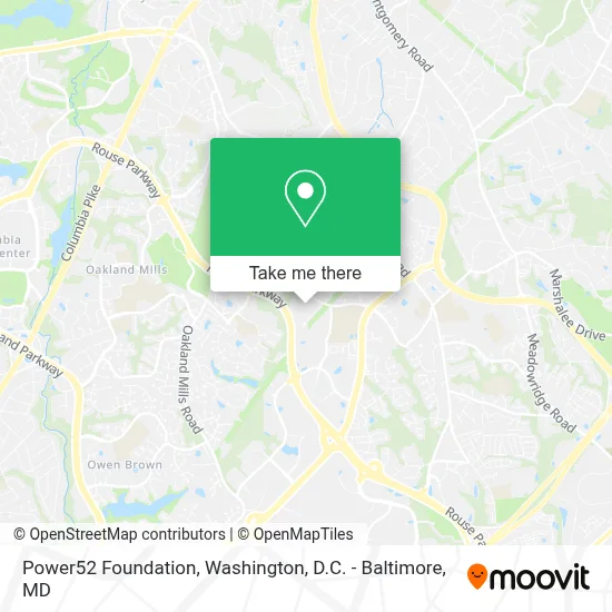 Power52 Foundation map
