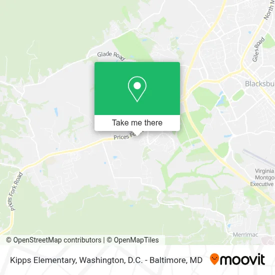 Kipps Elementary map