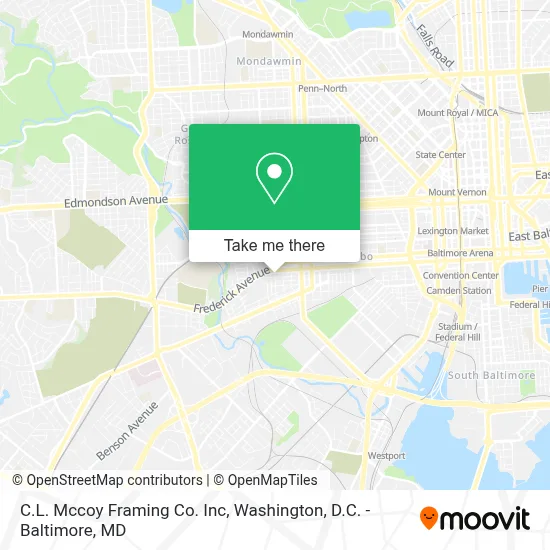 C.L. Mccoy Framing Co. Inc map