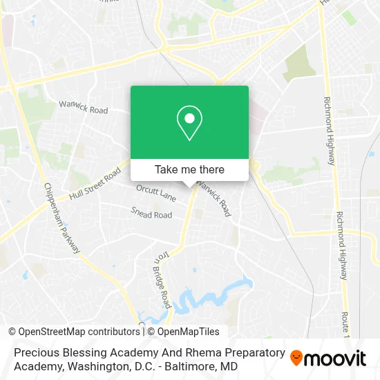 Precious Blessing Academy And Rhema Preparatory Academy map