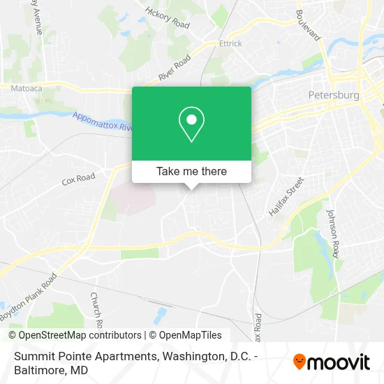 Summit Pointe Apartments map