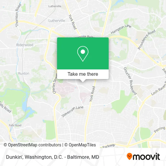 Dunkin' map