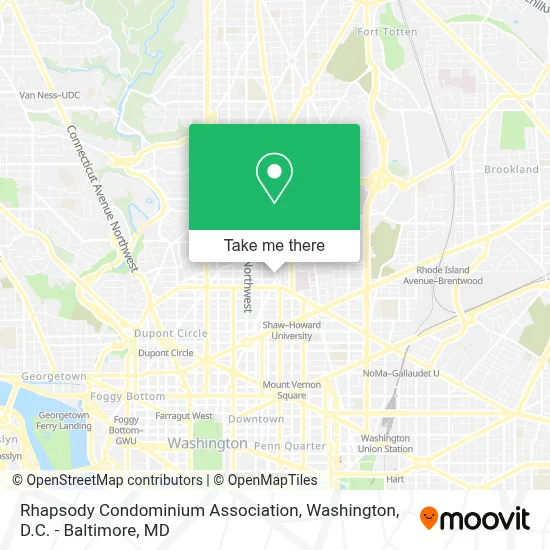 Rhapsody Condominium Association map