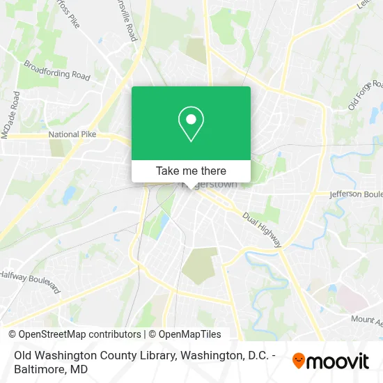 Old Washington County Library map