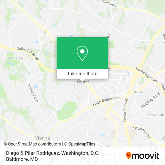 Diego & Pilar Rodriguez map