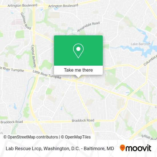 Lab Rescue Lrcp map