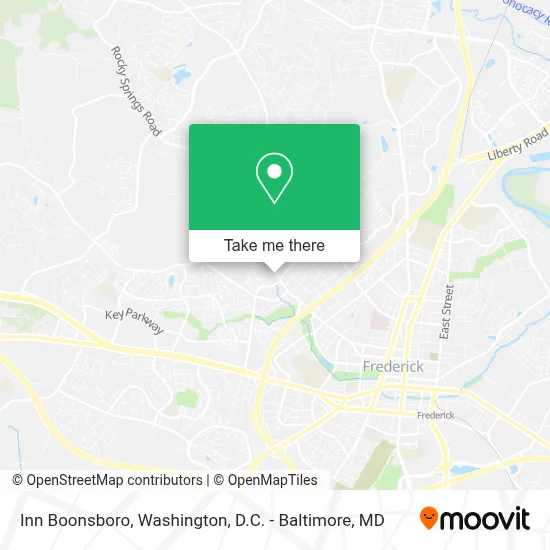 Inn Boonsboro map