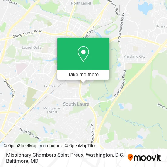 Missionary Chambers Saint Preux map