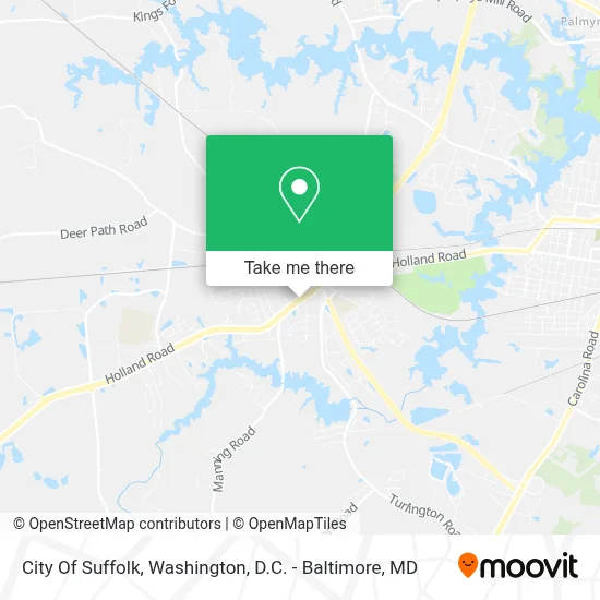 City Of Suffolk map