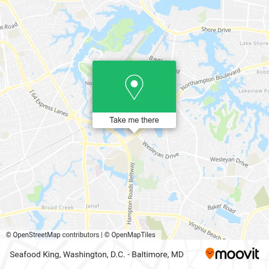 Seafood King map