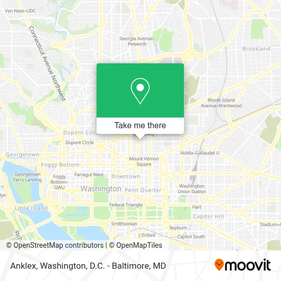 Anklex map