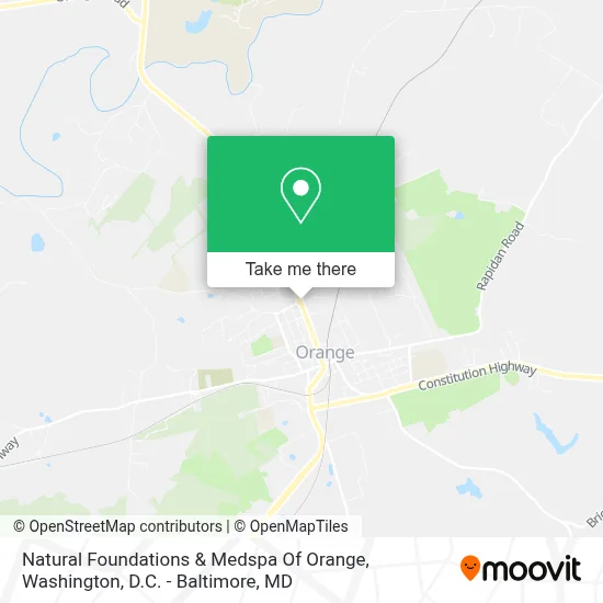 Natural Foundations & Medspa Of Orange map