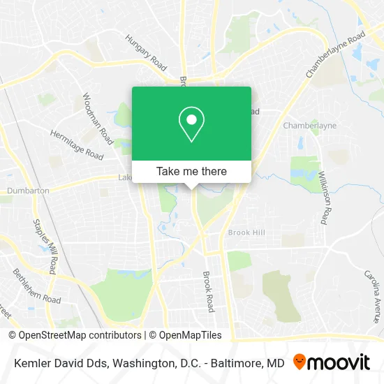 Kemler David Dds map