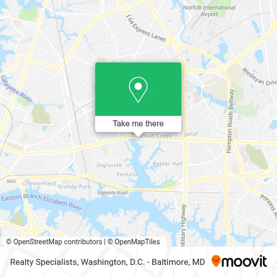 Realty Specialists map