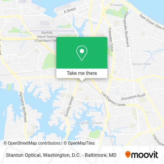 Stanton Optical map