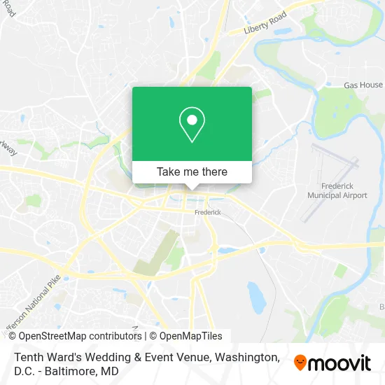 Tenth Ward's Wedding & Event Venue map