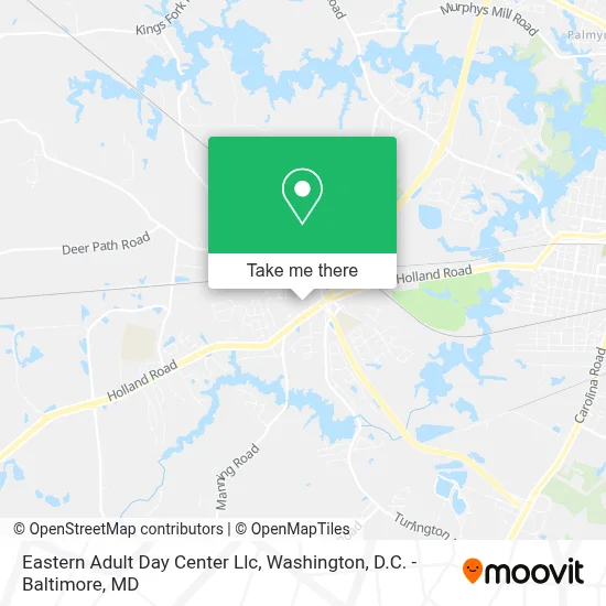 Eastern Adult Day Center Llc map